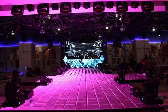 P6.25 van de LEIDENE de Hoge de Helderheids LEIDENE Vloervertoning 4500mcd Comités van Dance Floor met 1000KG-Lading die Shenzhen-Fabriek dragen