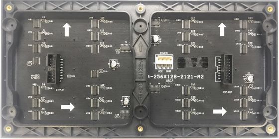 P4hd SMD LEIDENE Vertoningsmodule 256*128mm van de de Machtsconsumptie van het Reclameave 250W/㎡ de Fabriek van Shenzhen